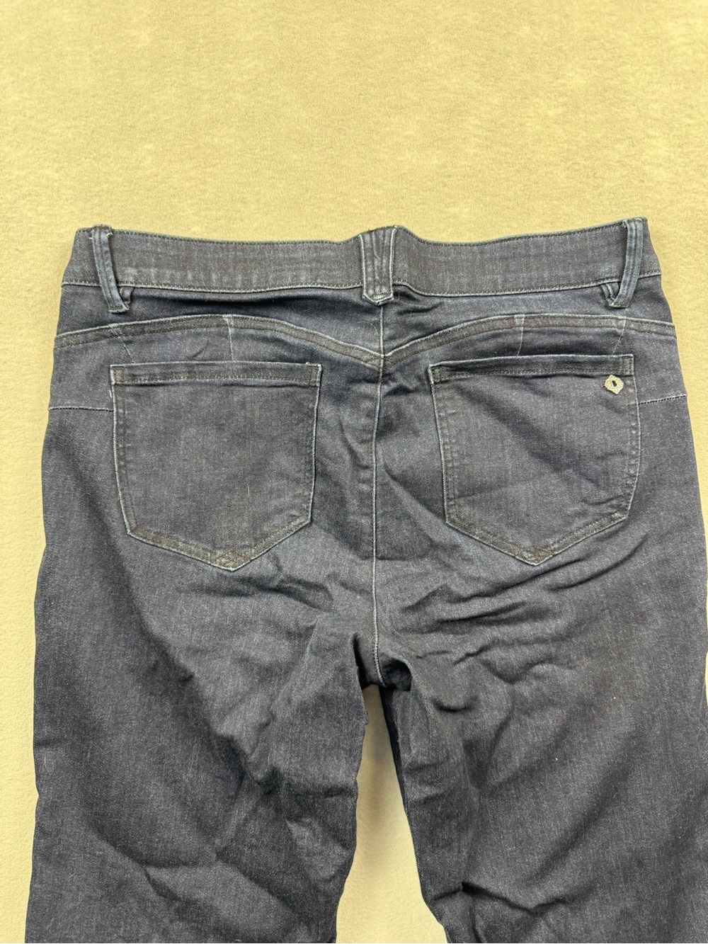 Democracy AB Solution Classic Dark Blue Women's Jeans Size 14 Slimming Skinny - Picture 4 of 13